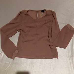 Blouse dusty rose color size S